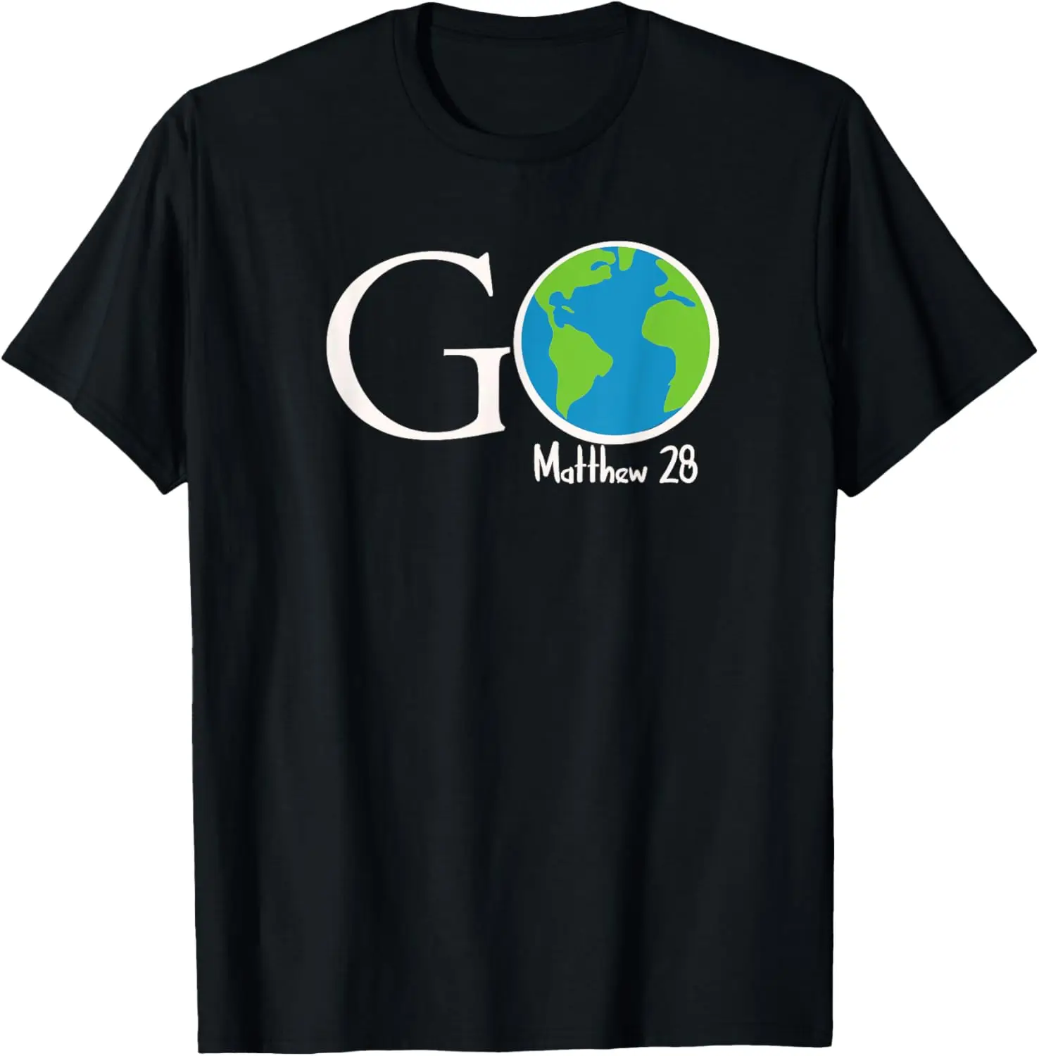 

Христианская футболка Great Commission Go Matthew 28