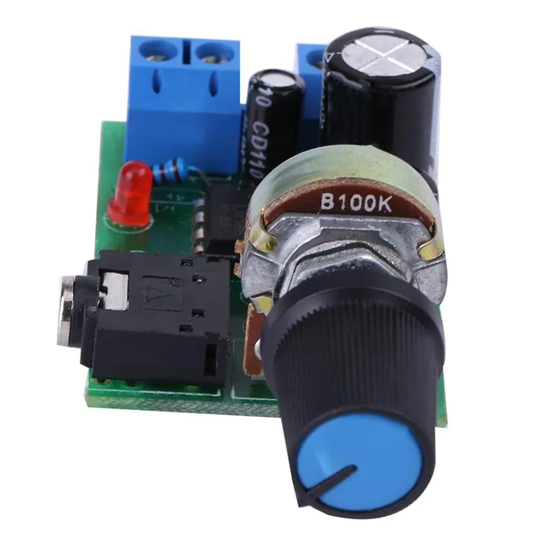 JABS-5X LM386 スーパーミニアンプボード、3V-12V、0.5W-10W スピーカー低ノイズ消費電力、スピーカーオーディオシステム DIY 用