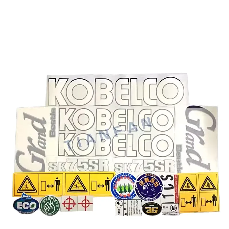 For Sticker Kobelco Sk60sr 65sr 70sr 75sr 90sr 95sr 135srstickers For Entire Car Body Excavator Parts