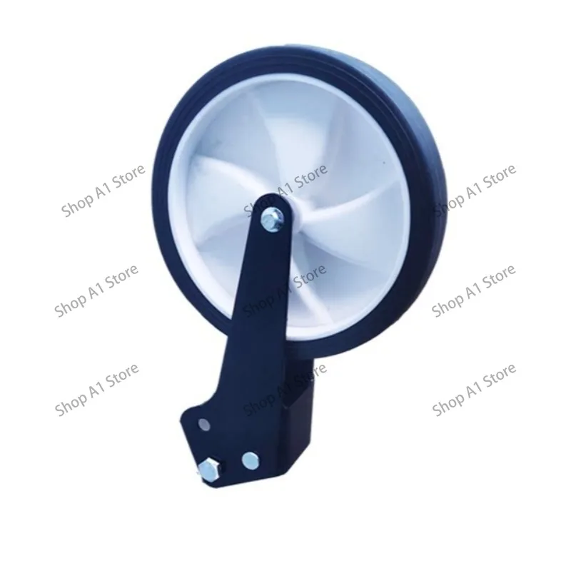 Support Wheel Assembly for Micro Tiller, Front Support Bracket Wheel, Fits Model 500/600/800, Microcultivator Spare Parts