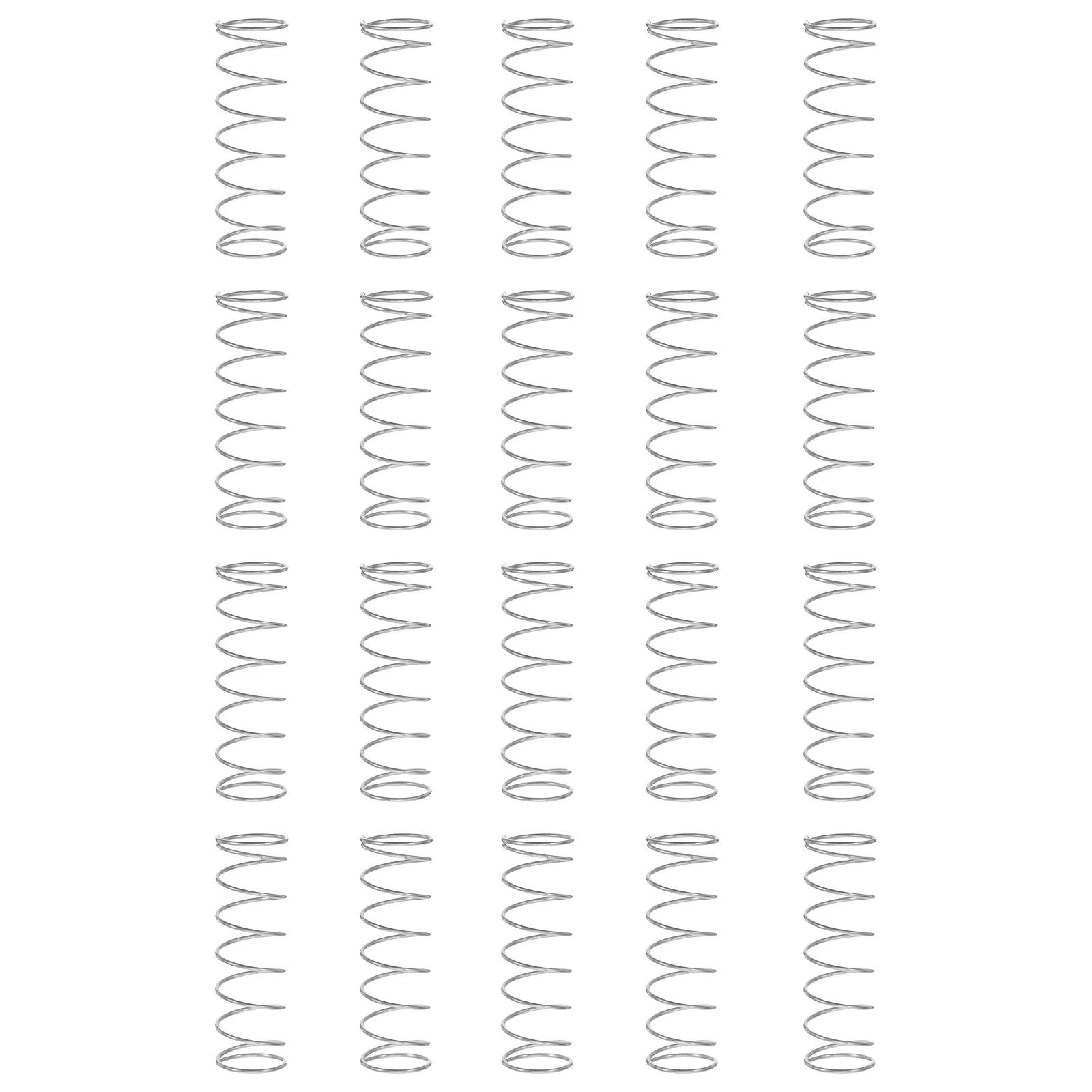 

20Pcs Toilet Flush Button Press Spring 50Mm Stainless Steel High Performance Noise Reduction Compatible Toilet Tanks Push Spring