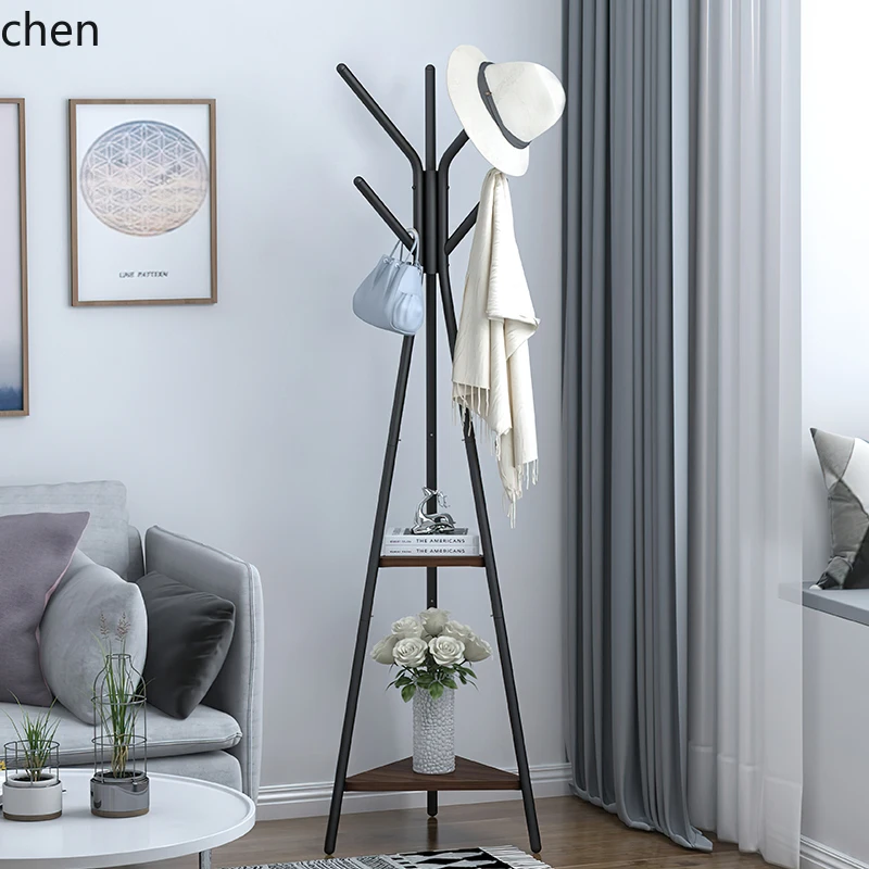 YFY Clothes Rack Floor Bedroom Living Room Multifunctional Coat Rack Hanging Clothes Rack