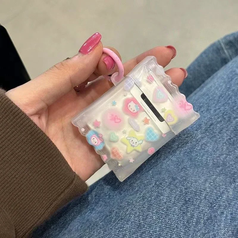 Candy Cute Sanrio Hello Kitty AirPods 3 Case Apple AirPods 1 2 Case AirPods Pro 2 Case IPhone Earphone Accessories Air Pod Cover