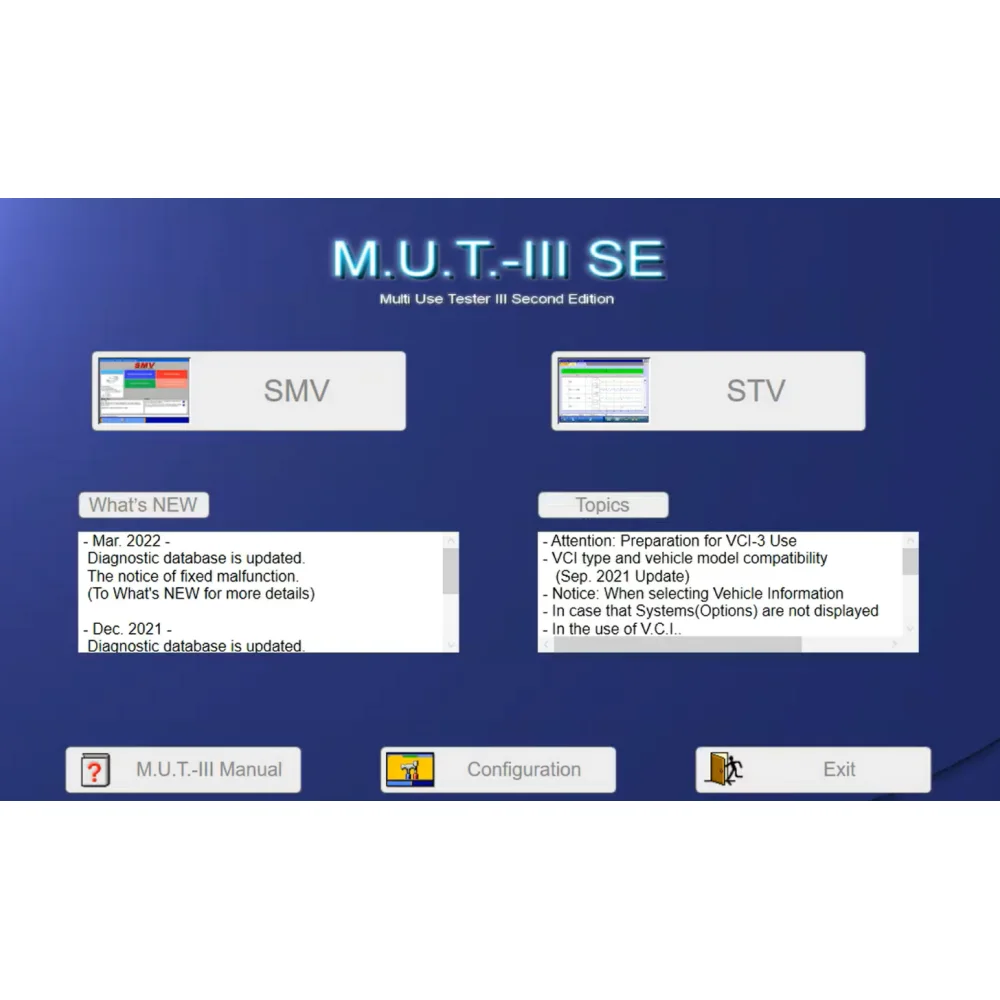 Best MUT III SE Mitsubishi MUT-3 VCI Diagnostic Tool MUT-3 v23.06 Support J2534 ECU Programming Car Diagnostic Tool