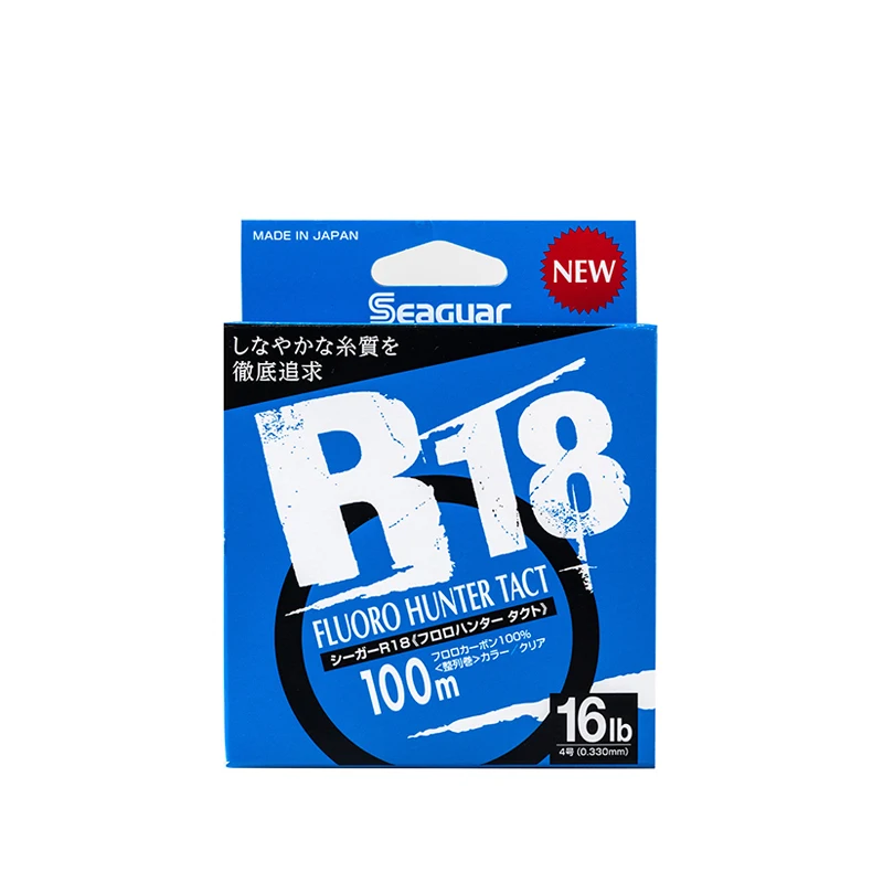 Imagem -02 - Seaguar Azul Etiqueta Fluorocarbon Linha de Pesca Lingas Pesca 100m Fibra de Carbono Japão Monofilamento Equipamento de Pesca de Água Salgada 2lb20lb