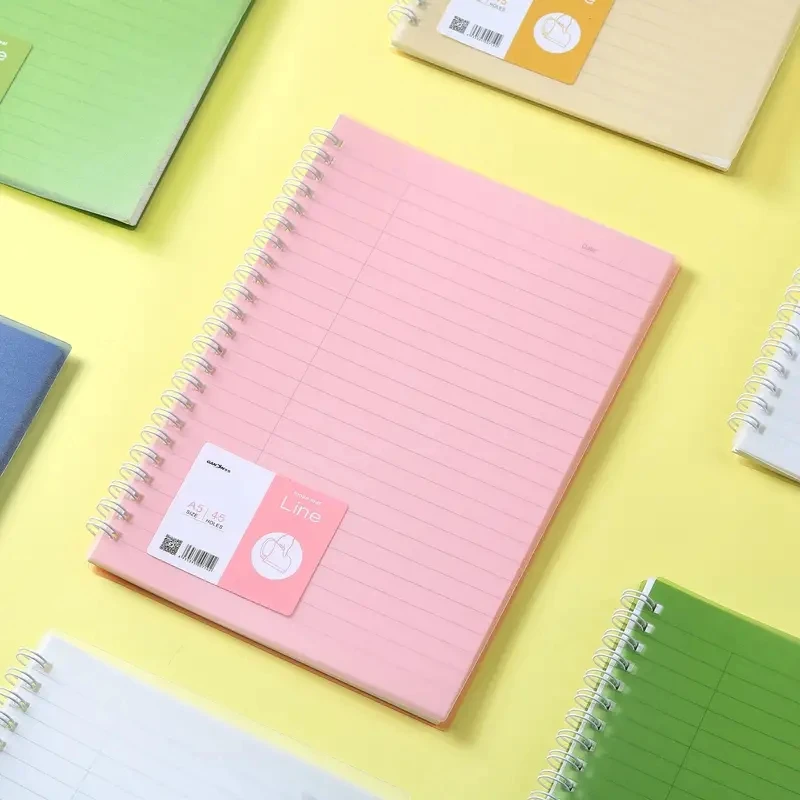 2023 Simple Notebook Coil Note Book No Hand Coil Notebook Stationery Small Fresh Diary Middle Coilless Journal Notebook