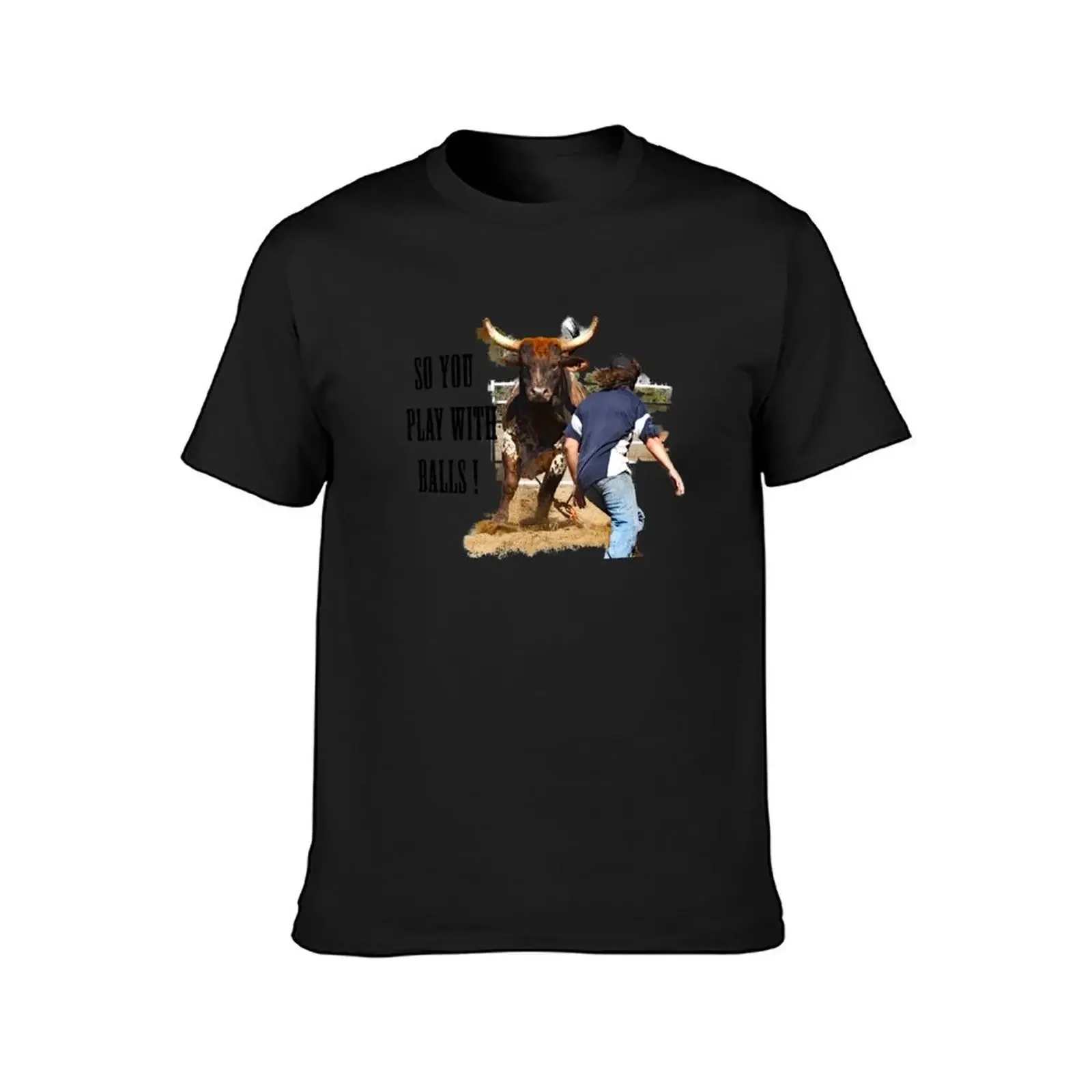 RODEO BULL, BULL FIGHTER T-Shirt Louboutins street wear tees summer shirt cotton t shirt men