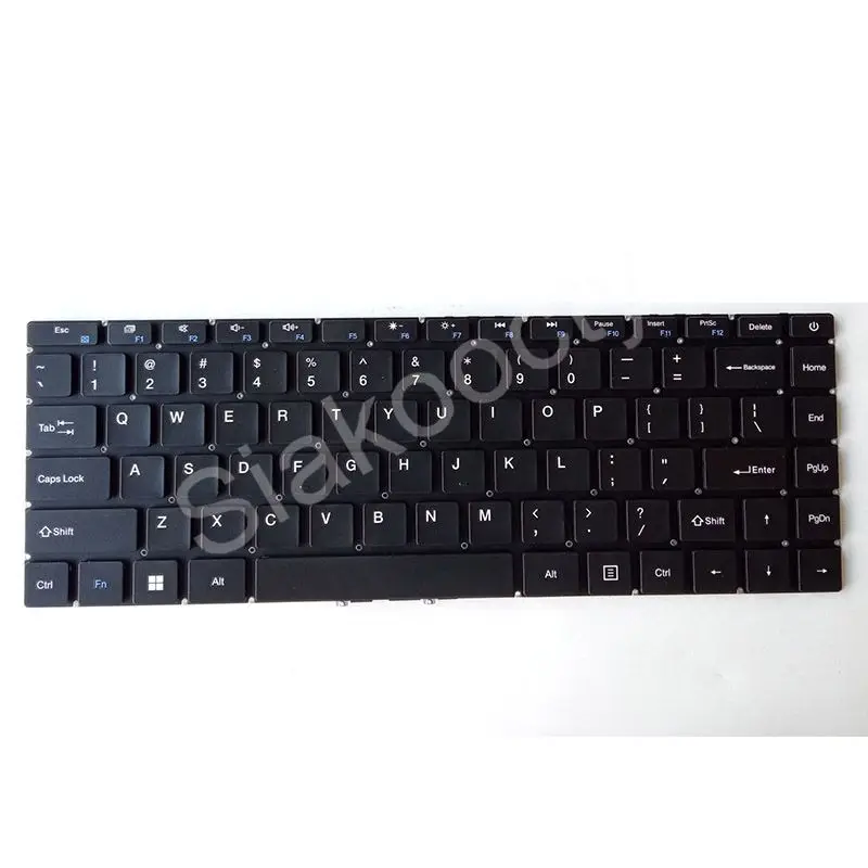 Teclado de ordenador portátil de EE. UU. Para Zyrex Pro A7410 Q14UHR X318B 211126, teclados de repuesto para ordenador portátil en inglés de EE. UU.