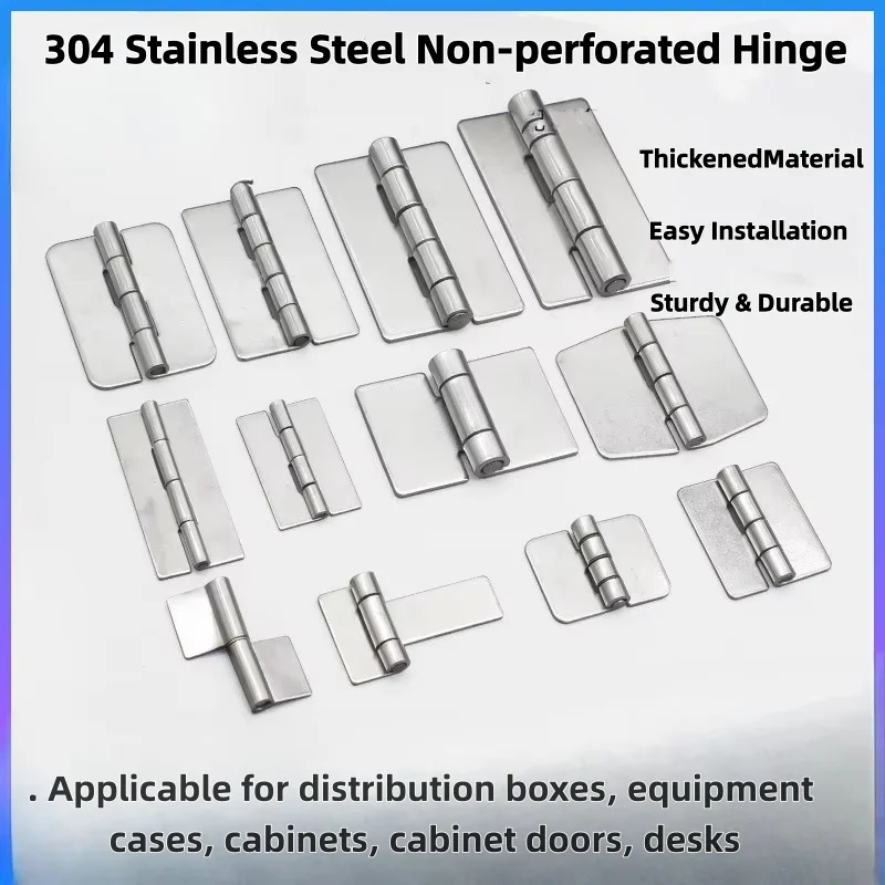304 Stainless Steel Hinge, Mechanical Equipment Cabinet Electric Box Hinge Load-Bearing Hinge