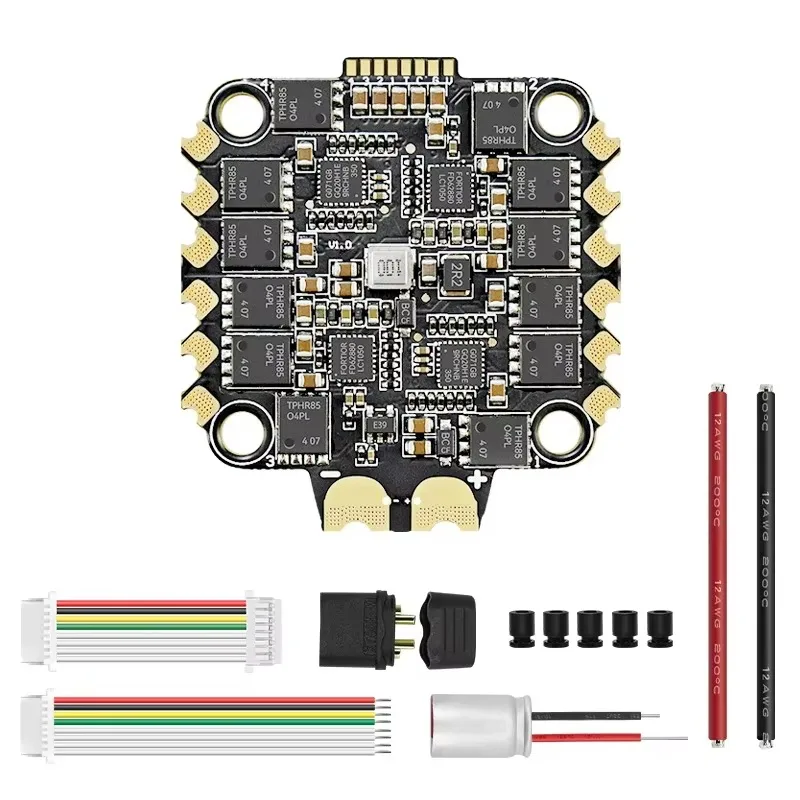 SmCpSEQURE E70 G2 4 IN 1 ESC 30.5mm Hole Distance 2-8S 70A 128K ESC For FPV Racing Drone Racing & Freestyle BLHeli_32|AM32 Firmw