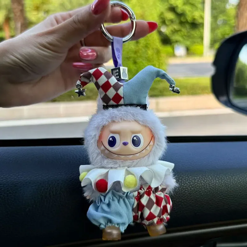 

Для Mini labubu 4,0 кукольная одежда, аксессуары для одежды для 10,5 см Labubu и 10 см хлопковая кукла, цветной шар, костюм клоуна, одежда