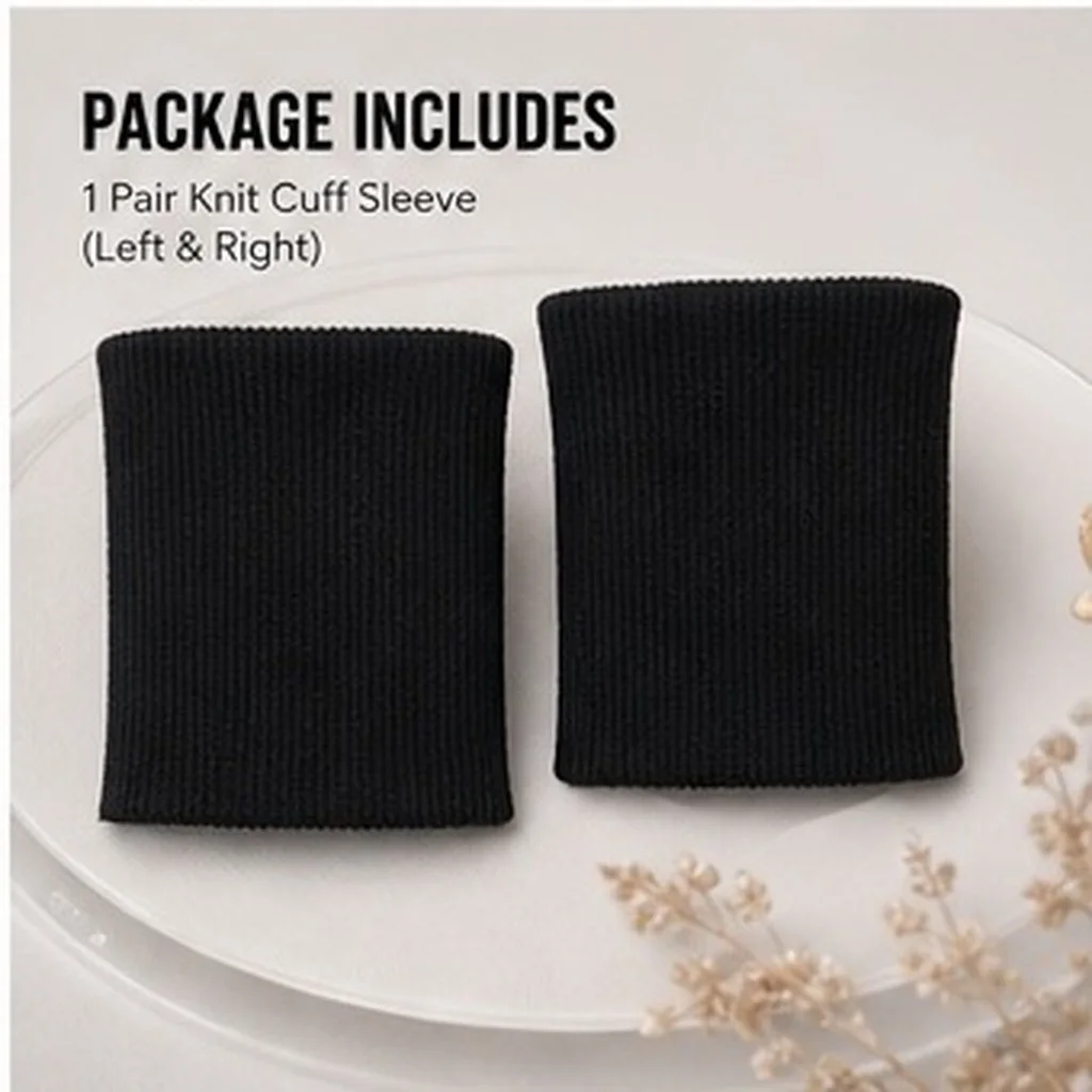 Cotton Rib Cuff Replacement Stretch DIY Repair Tubular Ribbing Knit Jacket Sleeve