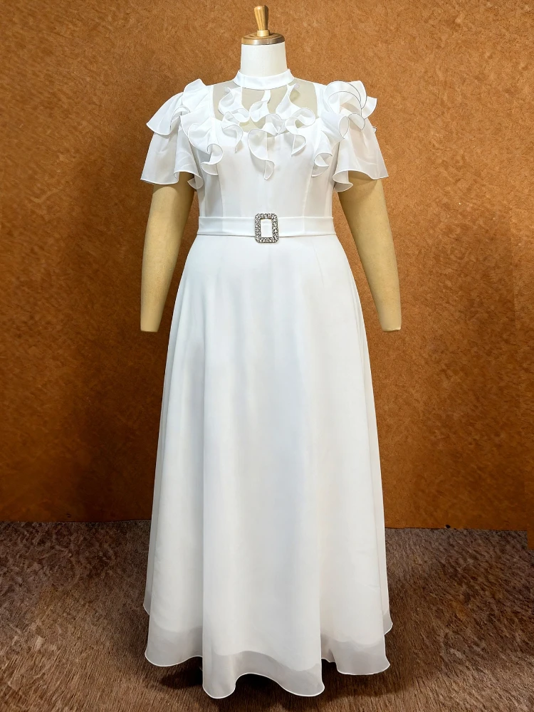 Abito Midi Bianco Semi-Formale - Women'S Semi Formal Evening Wear recensione e prezzo