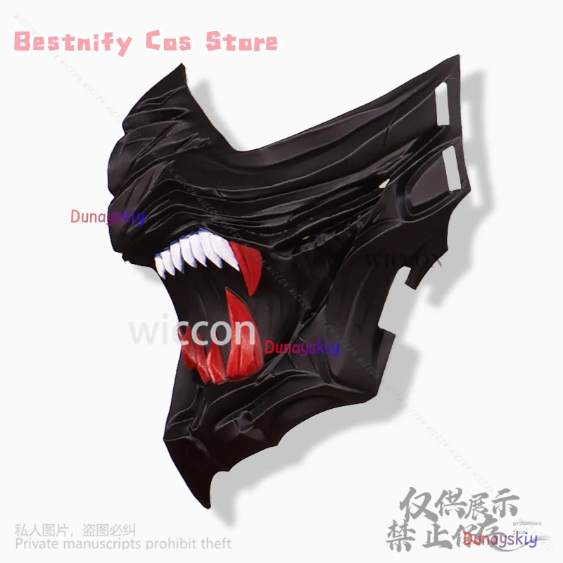ملحقات قناع Cosplay3D لعبة الرسوم المتحركة NINJA GAIDEN 4 كوسبلاي للهالوين وعيد الميلاد زي أسود من حمض البوليلاكتيك Cus
