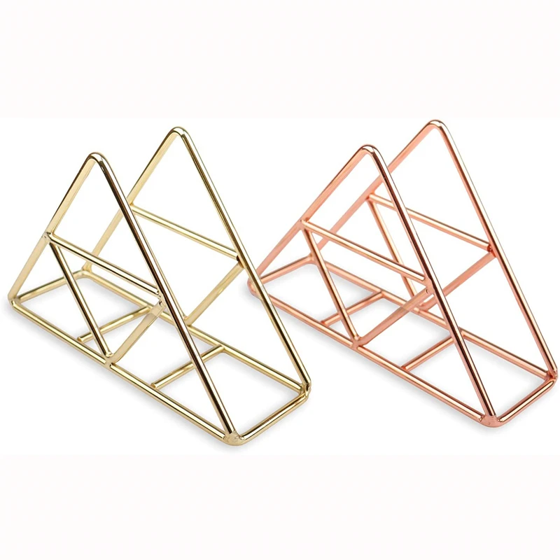 5 PCS Napkin Holder Stainless Steel Tissue Dispenser Organizer for Dinner Tables Kitchen Restaurant Picnic Party Wholesale XB