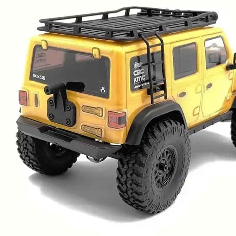 Алюминиевый держатель запасного колеса с ЧПУ для 1/24 RC Crawler Axial SCX24 Jeep Wrangler JLU AXI00002, обновленные детали