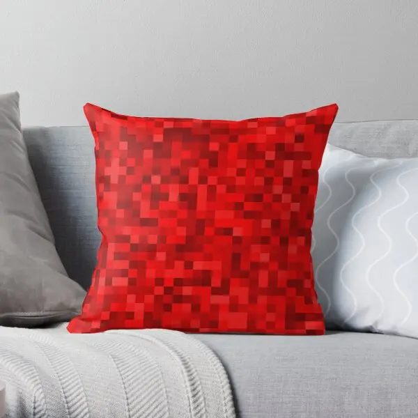 

Red Pixel Pattern Printing Throw Pillow Cover Waist Fashion Soft Home Decorative Car Wedding Pillows not include One Side