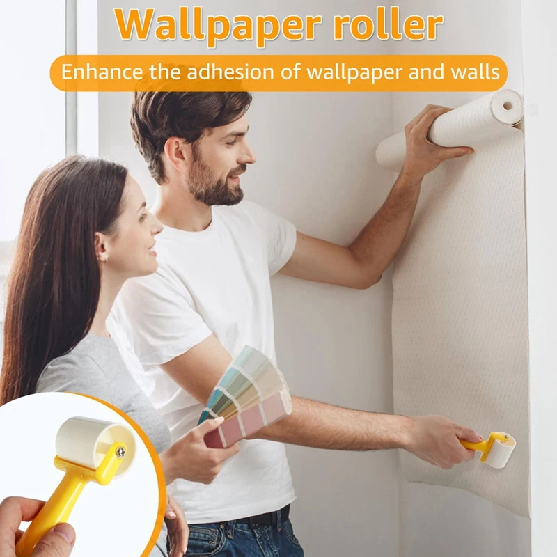 Wallpaper Smoothing Brush Squeegee Smoother Tool For Wallpaper Hanging, Contact Paper,Wallpaper Paste