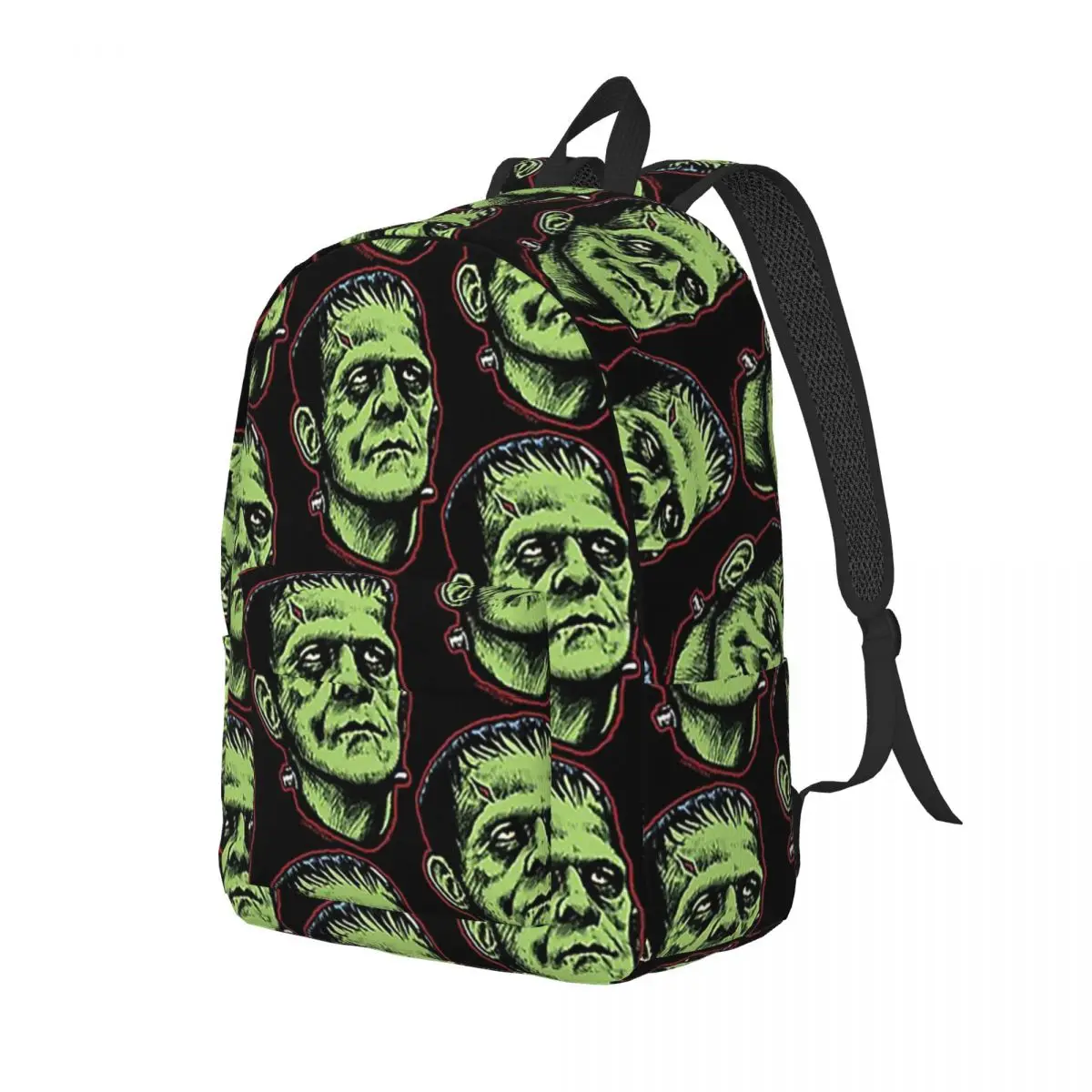 Frankenstein Backpack Elementary High College School Student Monster Halloween Bookbag Teens Daypack Outdoor