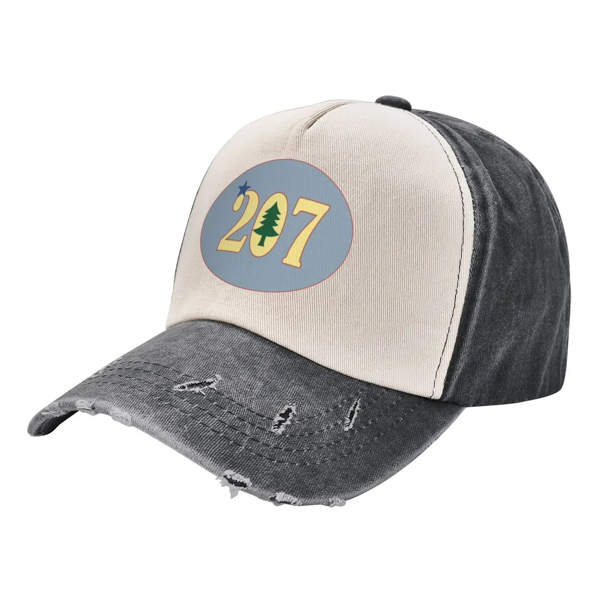 207 Maine Baseball Cap Hat Man Luxury Wild Ball Hat Designer Hat Boy Child Women's