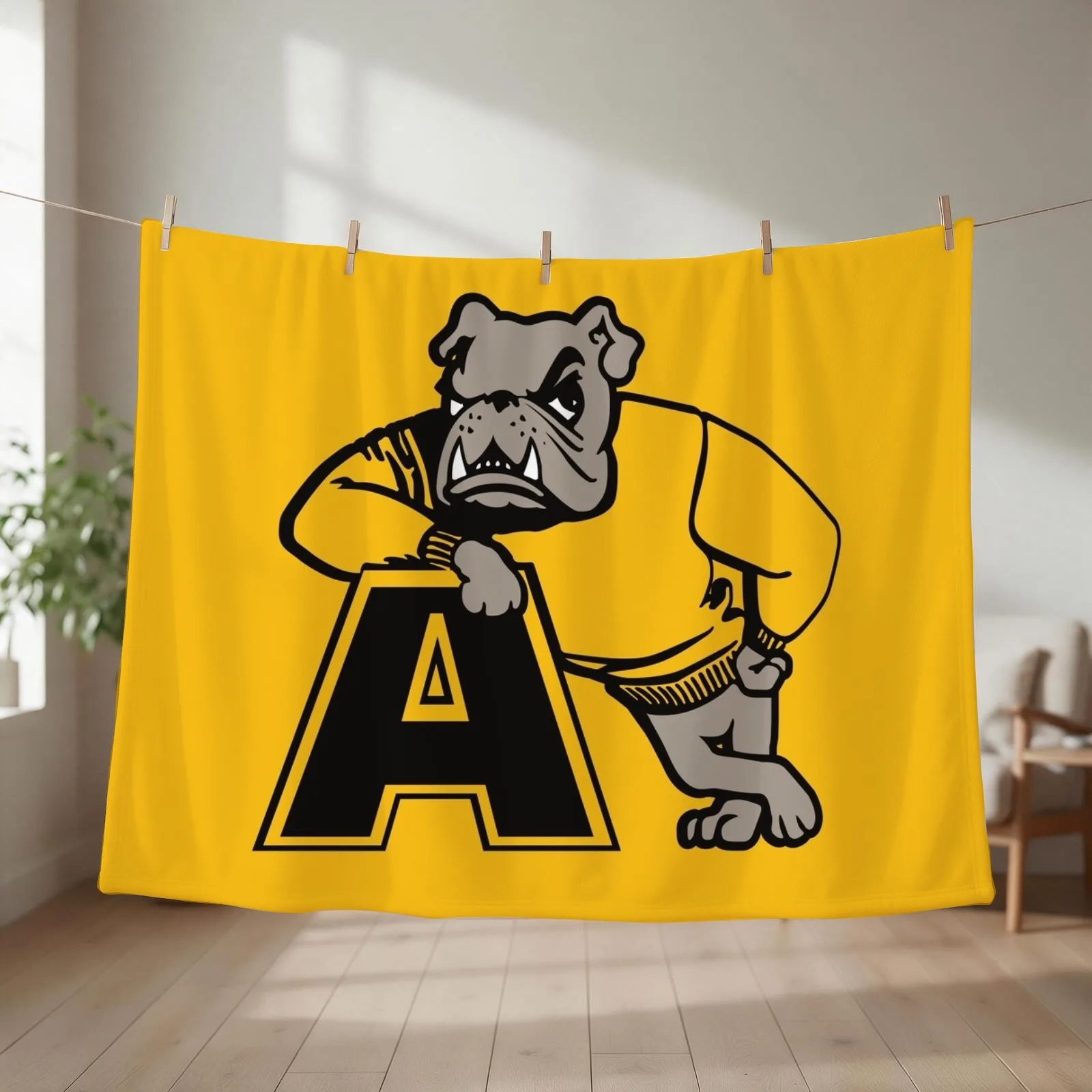 Adrian College Throw Blanket couch cozy soft plush fuzzy picnic outdoor blanket