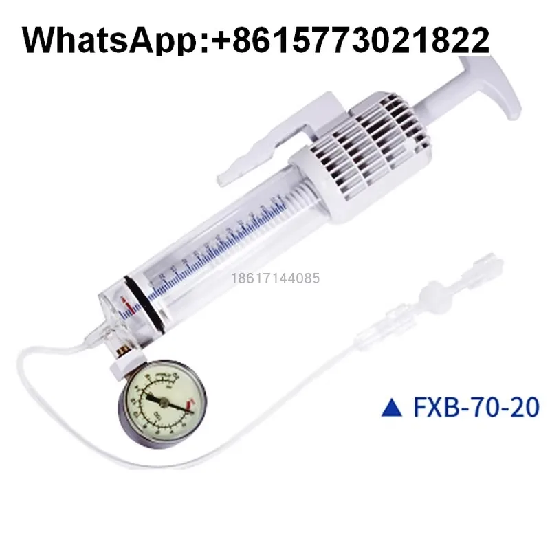 

Balloon Dilatation Pressure Pump with Pusher forPTCA Pressure Accessories