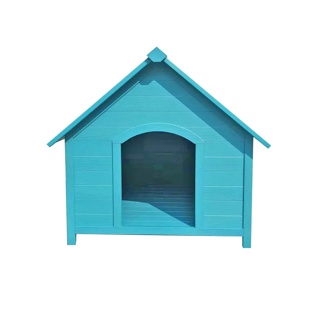 Outdoor HIPS Plastic Wood High Quality Waterproof Durable Pet Dog Kennel House