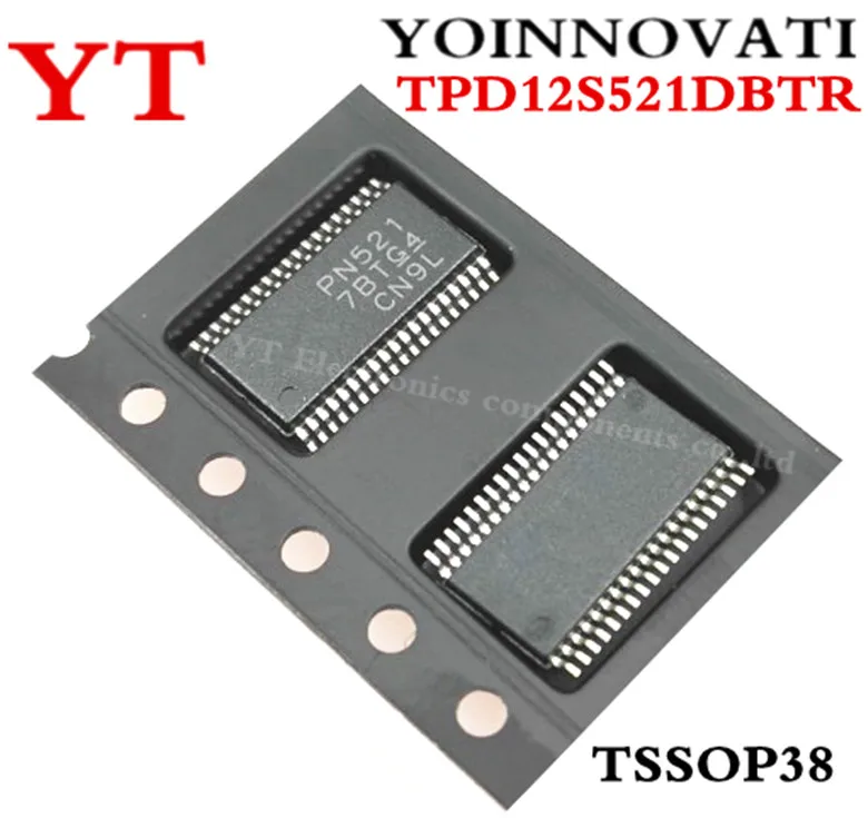 

50pcs/lot TPD12S521DBTR TPD12S521 PN521 TSSOP38 IC