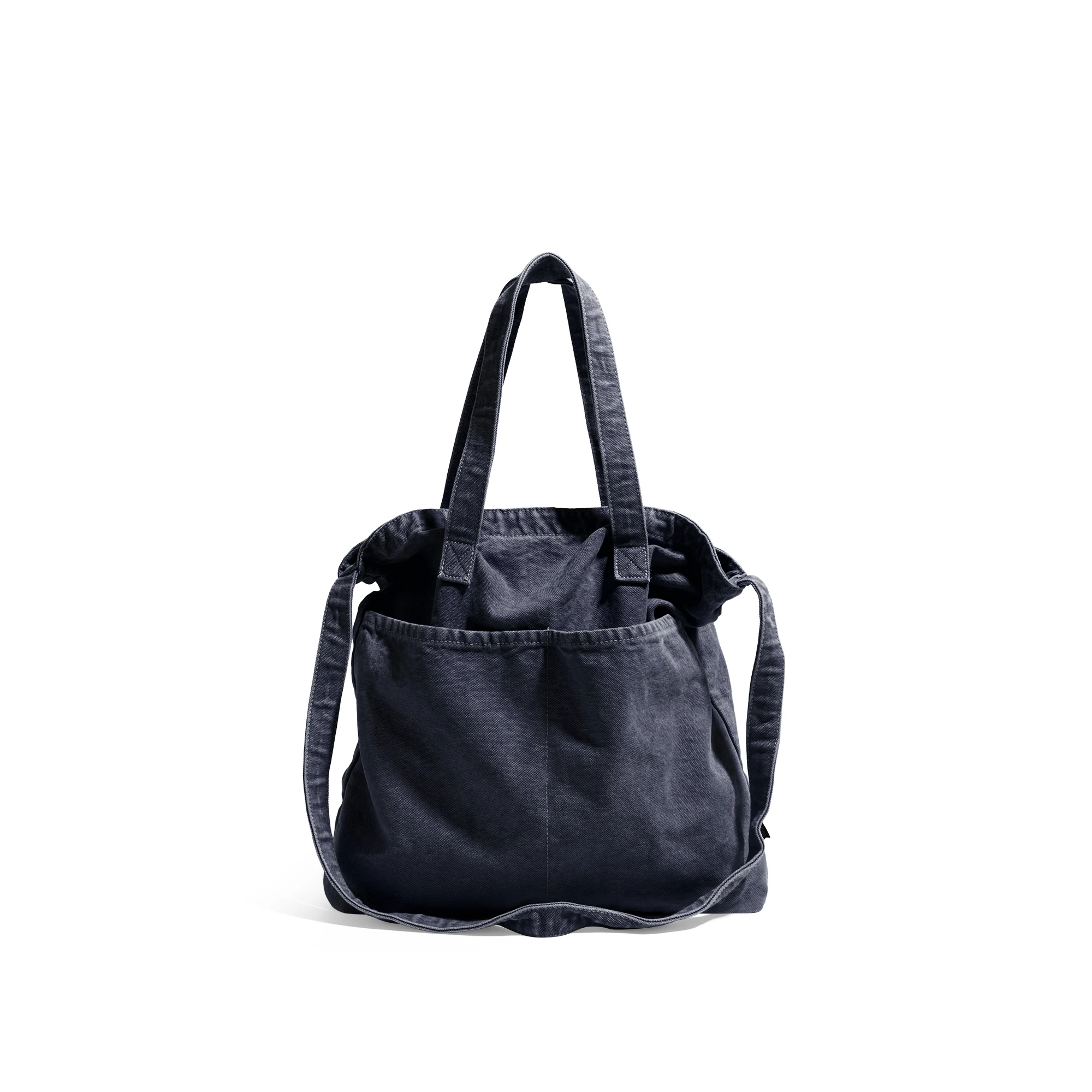 CKKUI Vintage Large Capacity Solid Color Canvas Tote Bag Casual School Shopping Outdoor Shoulder Handbag for Women Daily Commute