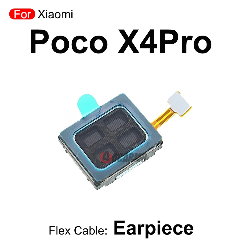 Top Ear Speaker Earpiece + Bottom Loudspeaker Buzzer Ring Flex Replacement Repair Parts For Xiaomi Poco X4Pro X4 Pro