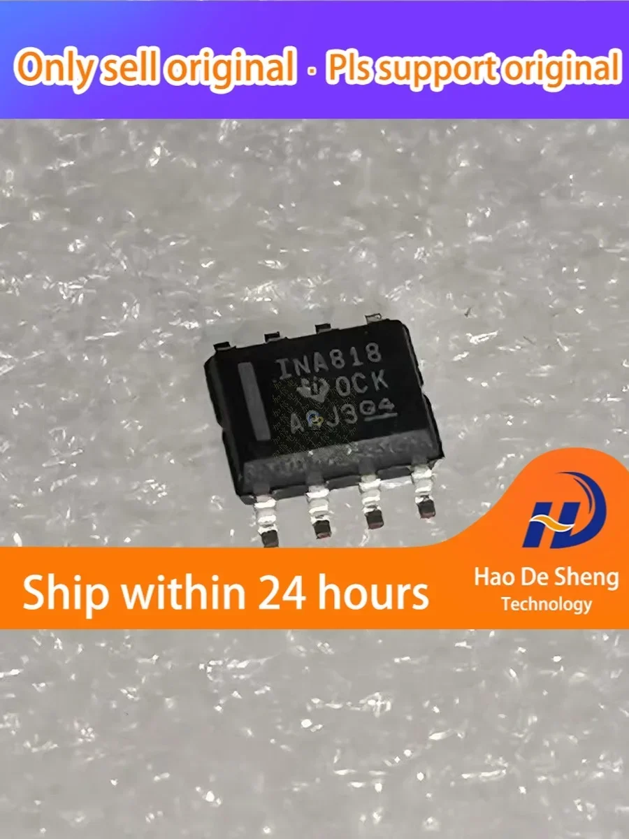 

5 шт./лот INA818IDR LogoINA818 SOP8, новые и оригинальные