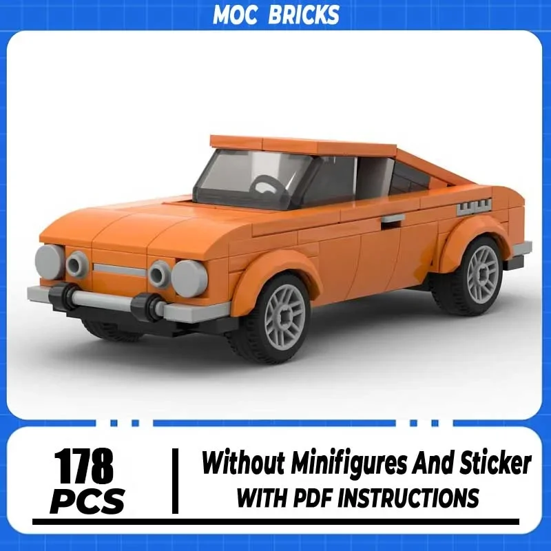 

Super Sports Car Model Moc Building Blocks 110R - Speed Champions Model DIY Assembly Construction Christmas Toy Set Gifts