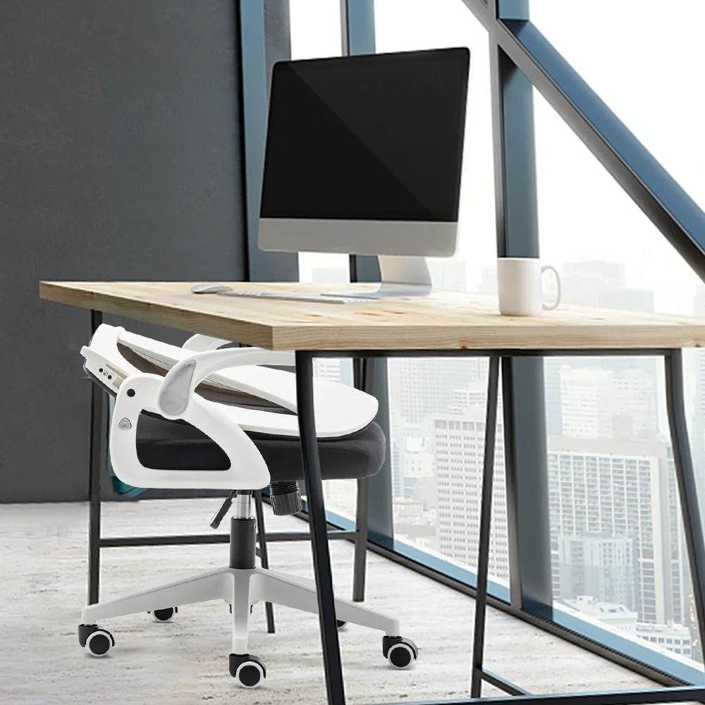 

Hot Selling Back Mesh Rotating Ergonomic Computer Executive folding office chair with wheels A