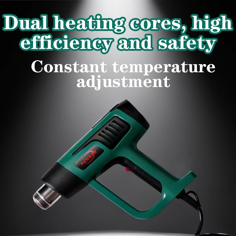 Digital constant temperature heat gun, car film baking gun, temperature adjustable heat gun for color change film construction
