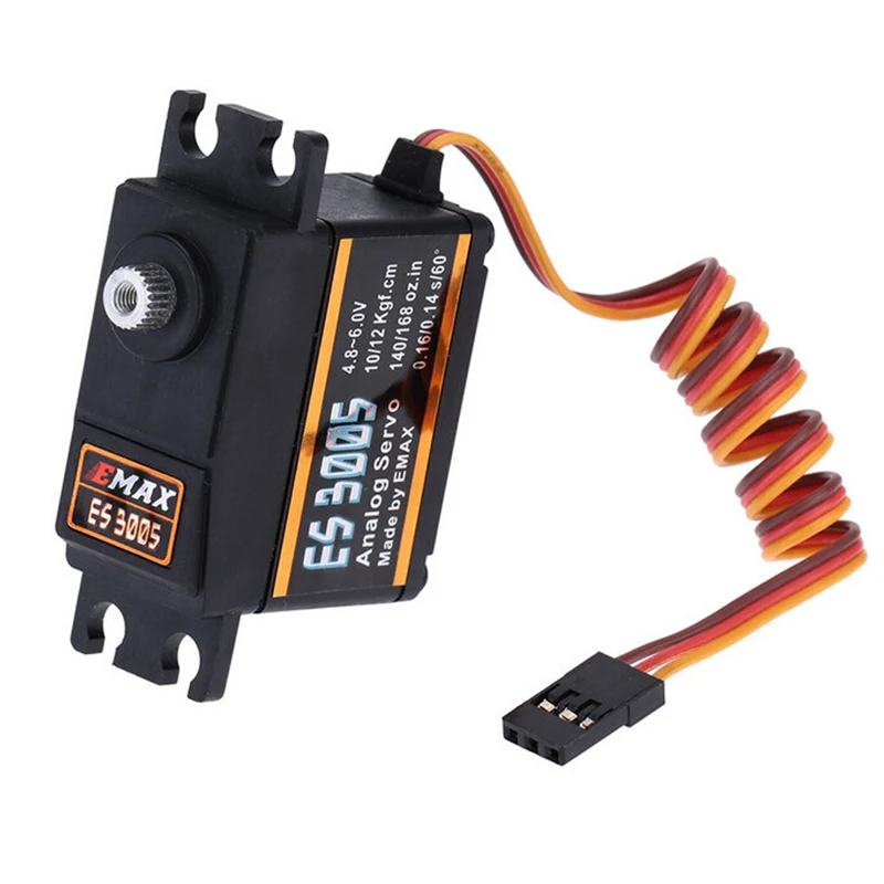 Servo impermeabile EMAX ES3005 metallo analogico Servo 42g impermeabile con ingranaggi per RC auto elicottero barca aereo parti accessori fai da te