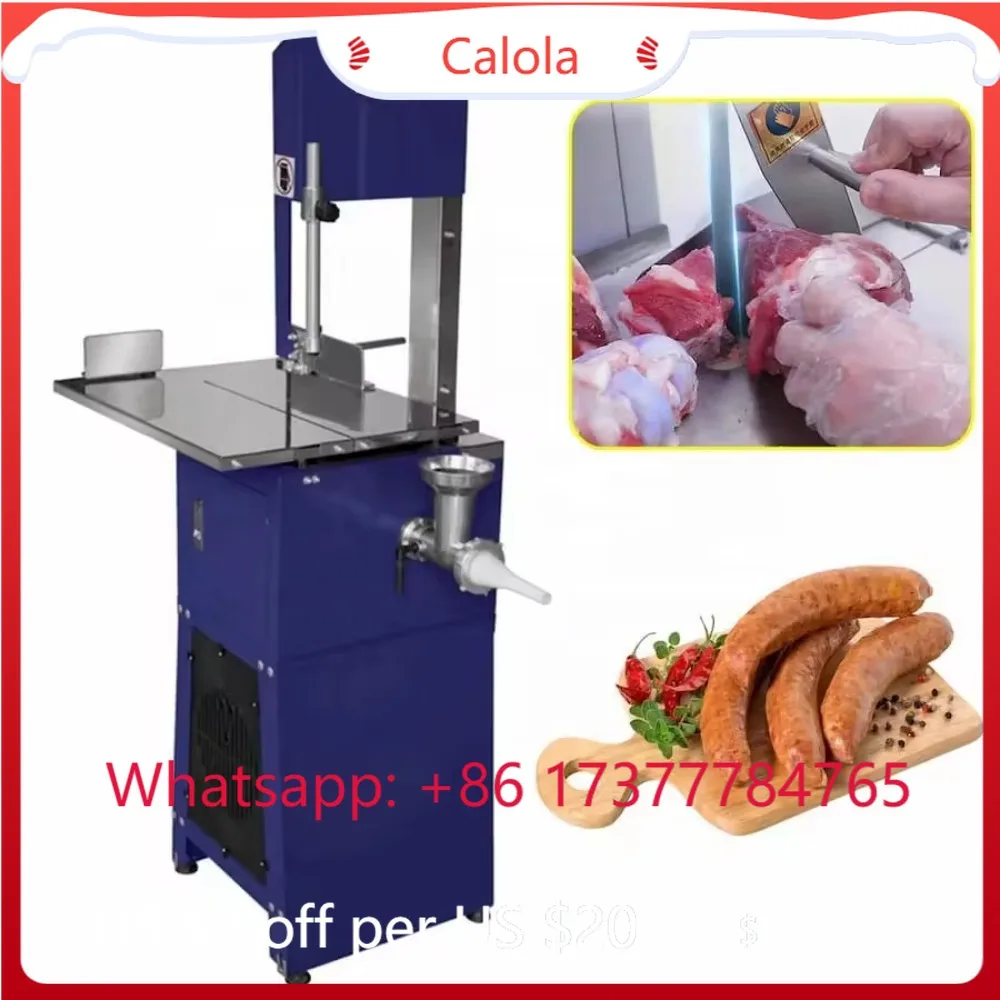 3-in-1 High Performance Commercial Food Machine  Saw Meat Grinder Sausage Stuffer