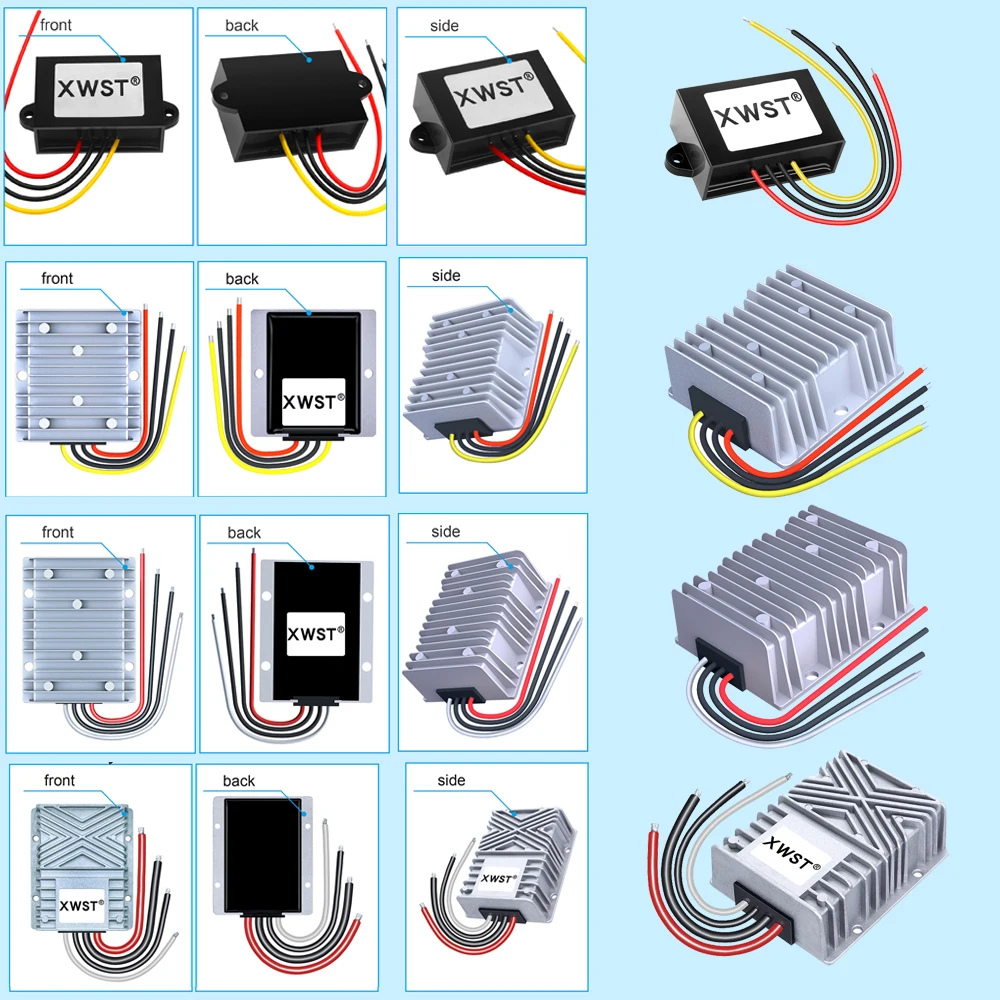 XWST 12V naar 13.8V 15V 19V 24V 28V 36V 48V DC-DC Boost Converter Step Up Spanningsregelaar 1A 3A 5A 10A 20A 30A 50A Voeding