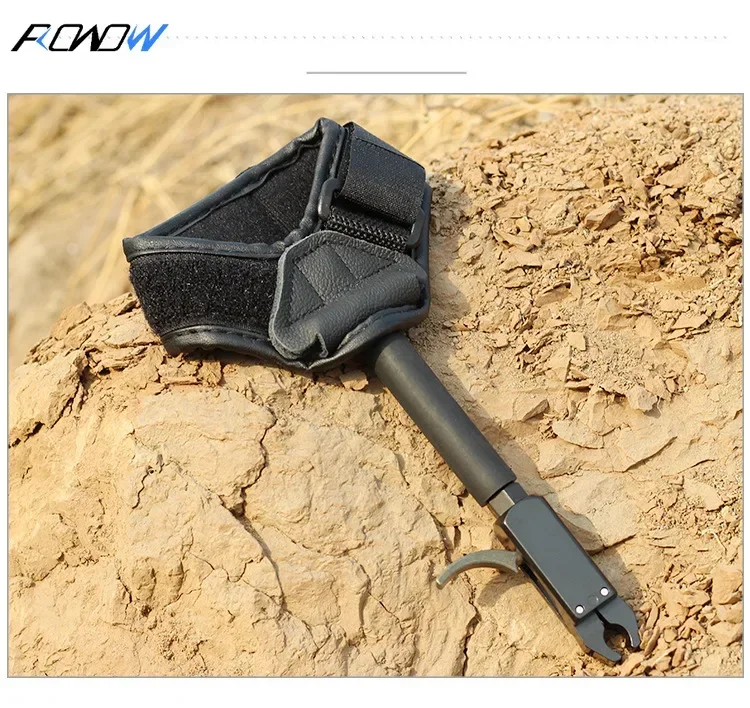 ROWOW-arco e seta Wrist Strap Release Device, Composite TP410, Archery Suprimentos, liga tipo braçadeira, boca preta