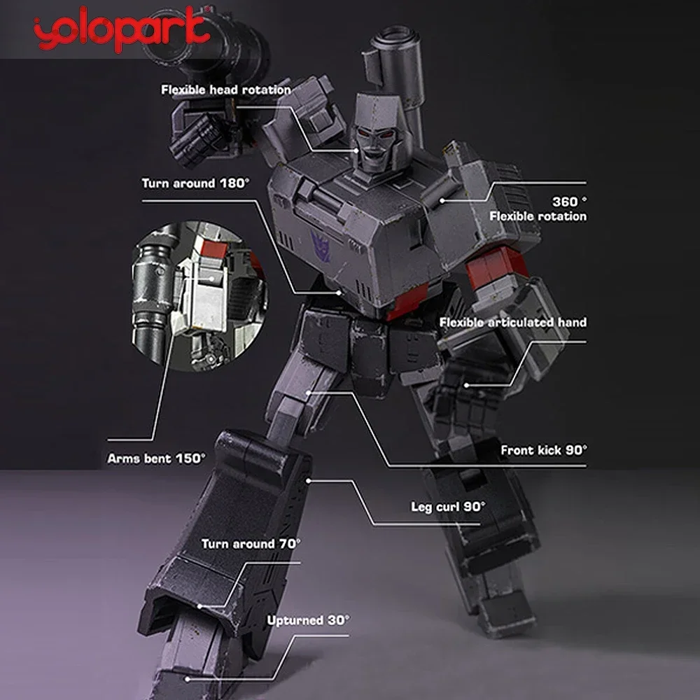 

YOLOPARK Megatron Transformers Figure Toy - Generation One AMK pro Series Model Kit Doll Collection Gift in Stock