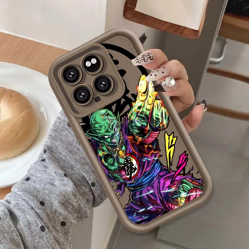 Casing HP Art D-Dragon Ball Cool Saiyan untuk Xiaomi Mi 17 15 14 13 12 14T 13T Pro Max Lite Eye Ladder