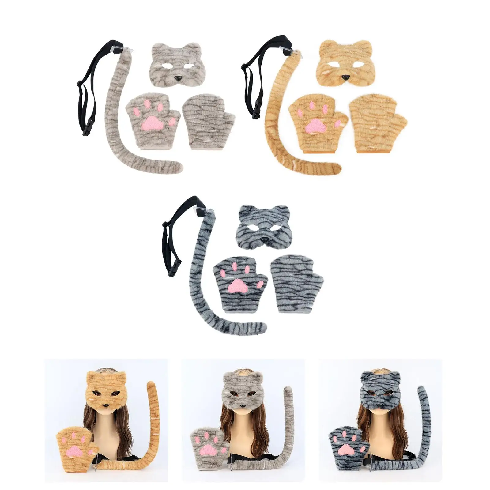 Cosplay Kostüm Set Partyzubehör für Bühnenauftritt Cosplay