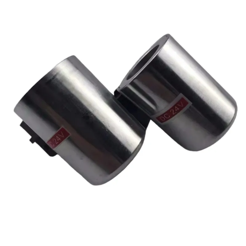 Xugong Three-line Circular Excavator Parts Electromagnetic Valve Coil Inner Diameter 19mm, Height 50mm, DC24V, DC12V,