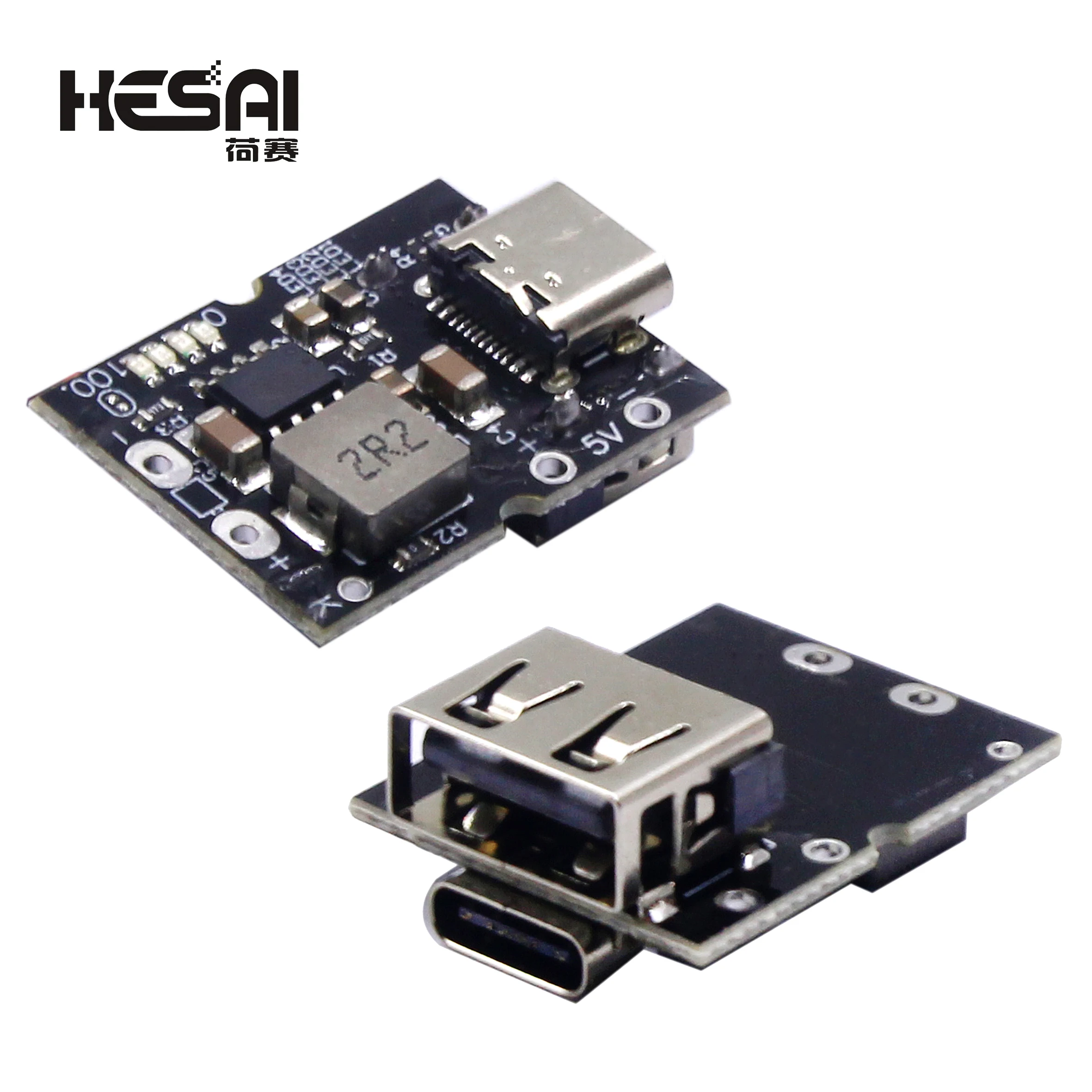 Type-C USB 5V 2A Boost Converter Step-Up Power Module Lithium Battery Charging Protection Board LED Display USB For DIY Charger