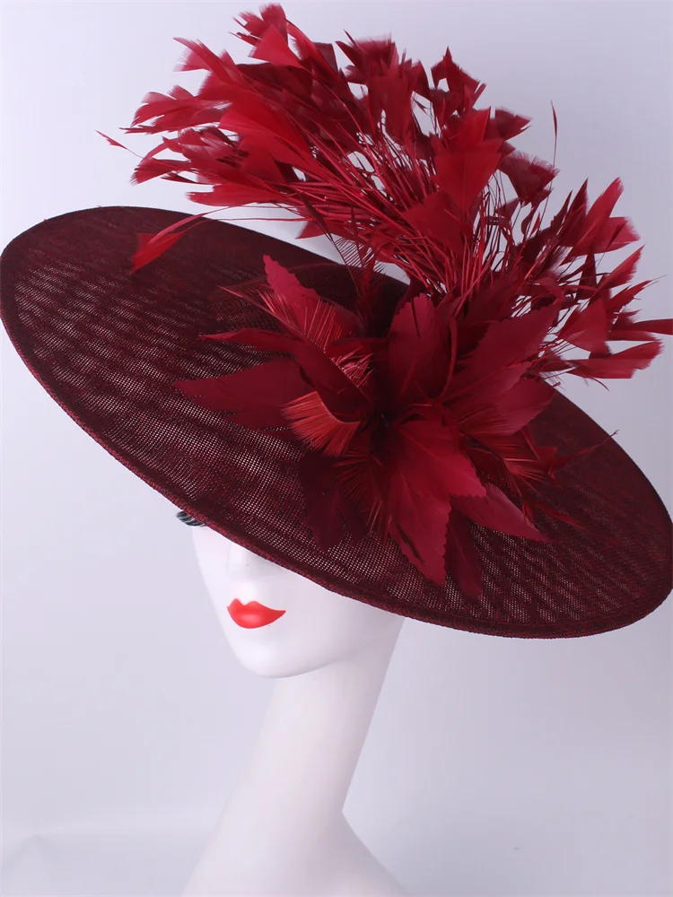 

Женская шляпа-дерби в Кентукки, большая шляпа-волшебница с перьями, королевский аскот, большая шляпа-чародей, вечерние свадебные головные уборы, цветочная церковь, вставка