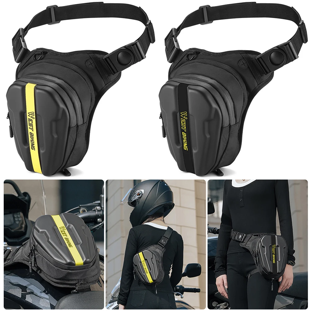 

Waterproof Leg Bag Motorcycle Gloves Luggage Ride Bag Outdoor Casual Waist Bag Fanny Pack Bag Moto Bike Hip Belt Bag Fanny Pack