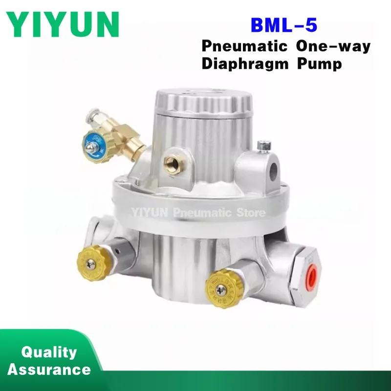 BML-5 Pneumatic One-way Diaphragm Pump For Printed Laminated Color Printing Machine Ink Pump