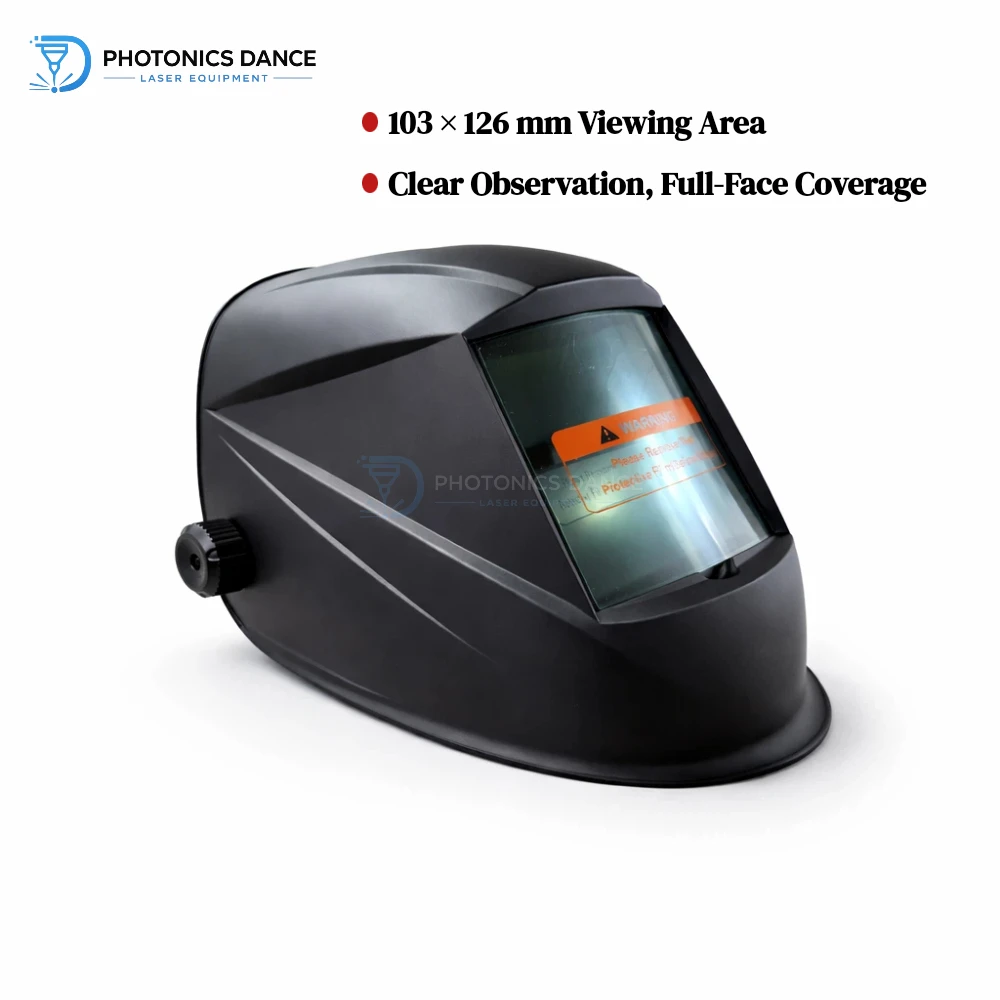 OD8+ Laser Protective Helmet 950-1100nm CE Face Shield for Fiber Laser Welding Cutting Cleaning