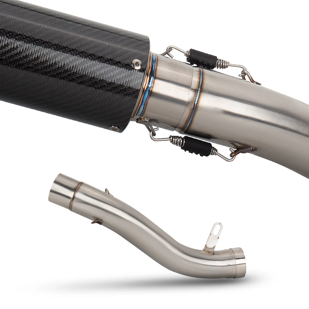 Slip on Line  Motorcycle ExhaustCarbon Titanium Alloy Muffler for HONDA CBR650R CBR650F CB650R CB650F 2014-2024 view 6