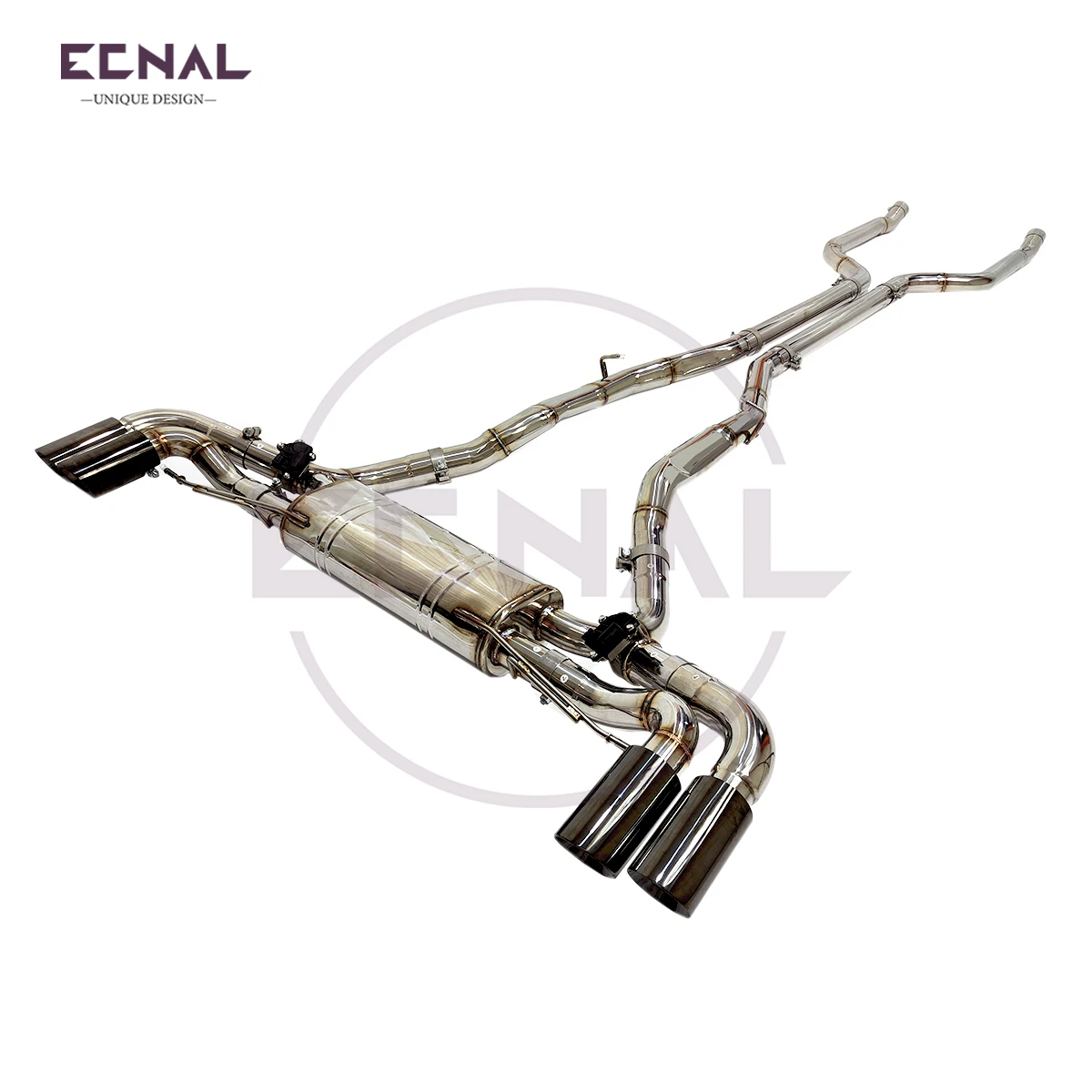 

Ecnal Exhaust Pipe for BMW G05 X5 G06 X6 M50i V8 4.4T 2019-2023 High Performance Exhaust Catback with Valve Muffler