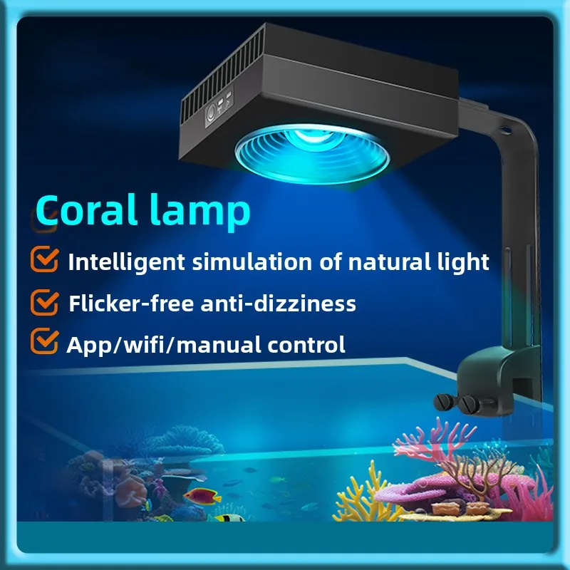 Jebao jecod Fish tank coral sea water lamp MSQ MRL lamp Coral 50W 75W 95W 115W Full spectrum LED remote WIFI lamp